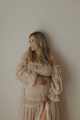 To capture memories of the start of motherhood. A beautiful lady in her third trimester celebrating life